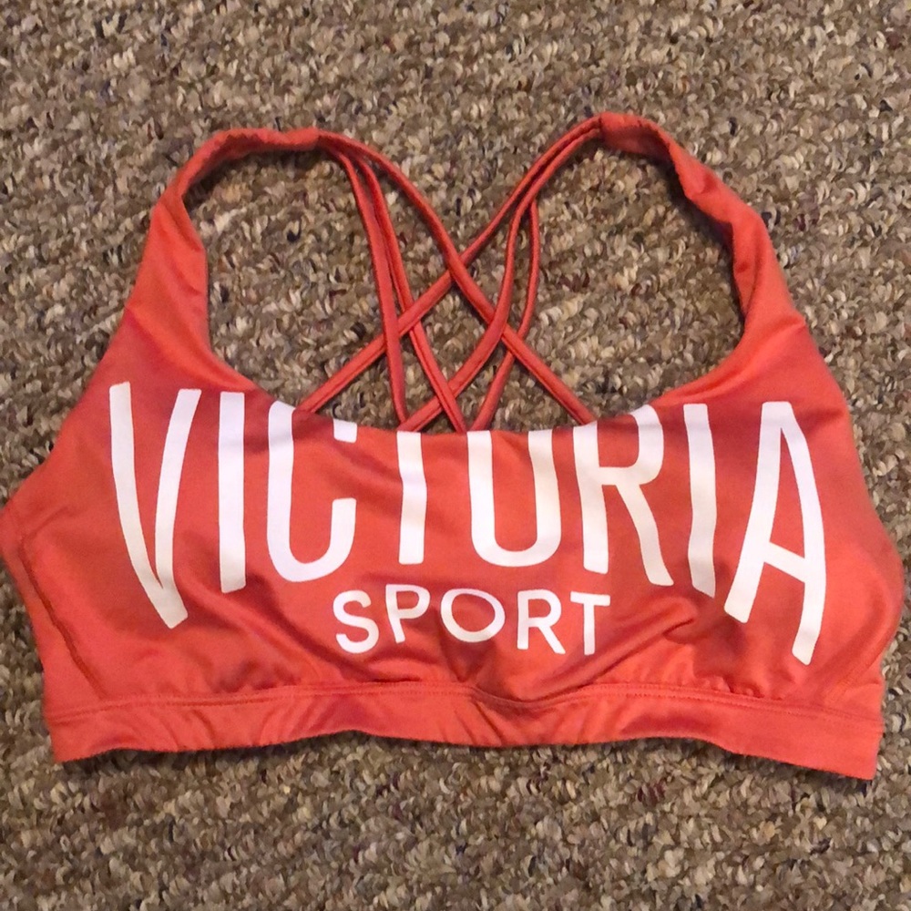 Victorias Secret Sport Bra Orange Large
